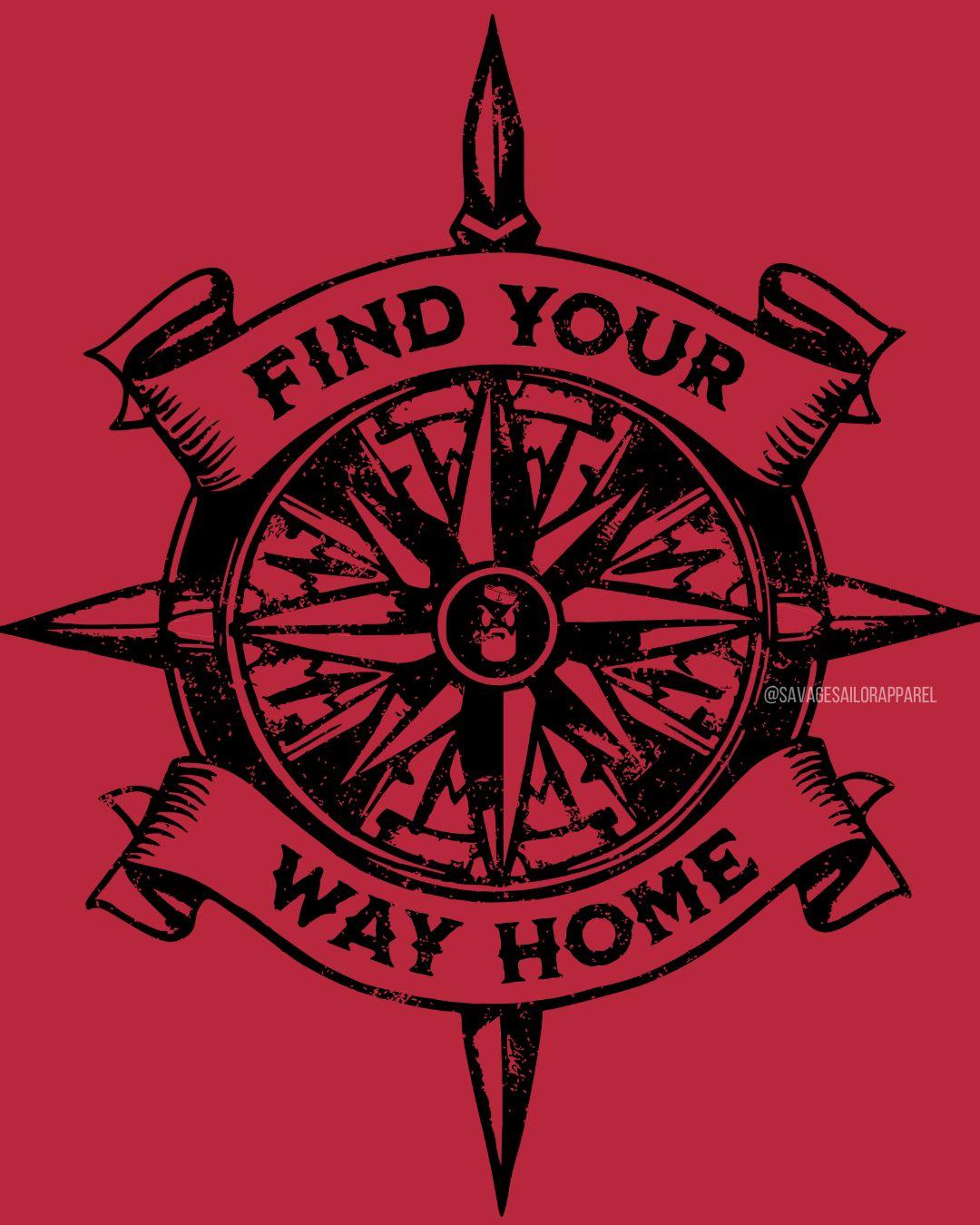 Find Your Way Home T-Shirt - Red