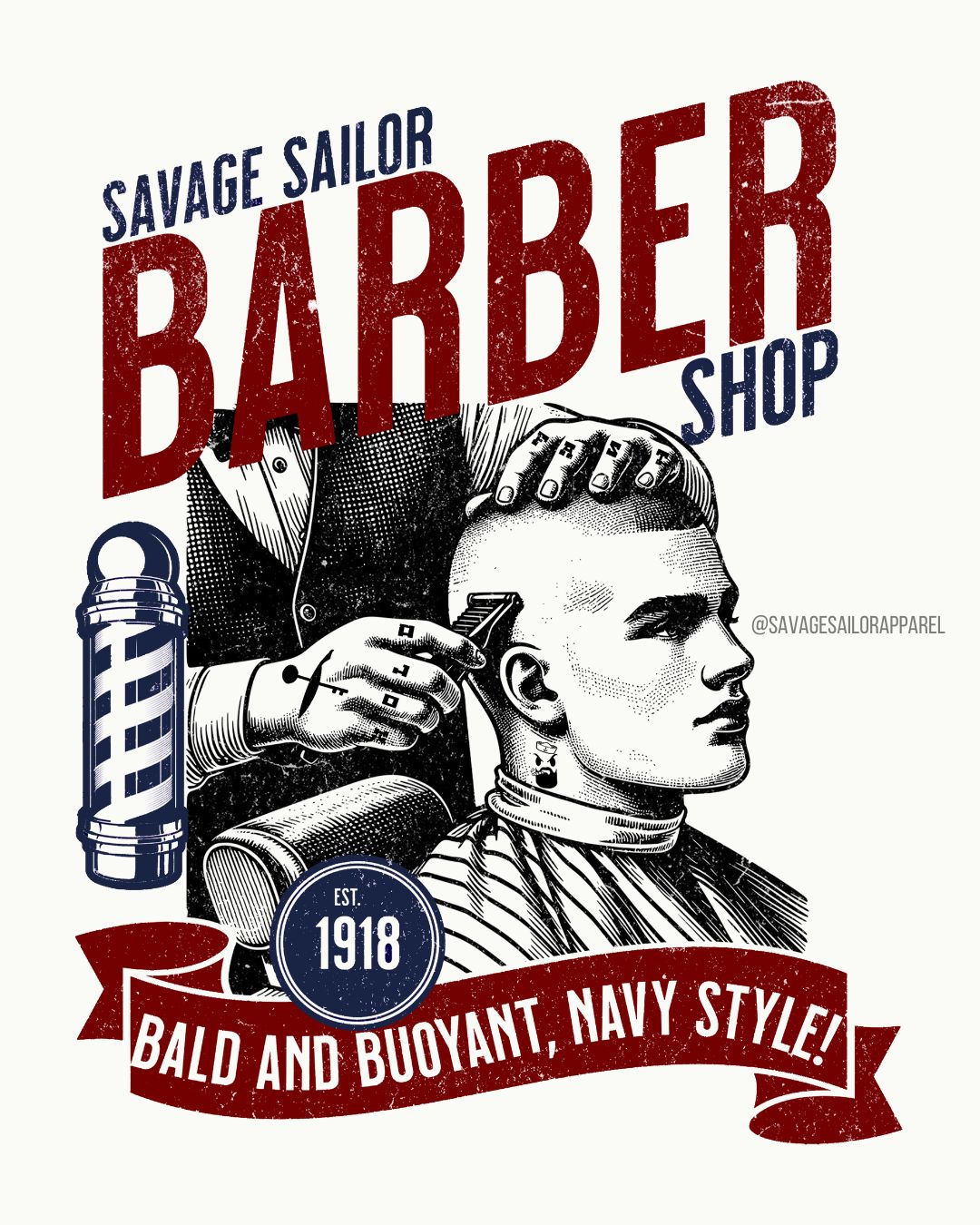 Barbershop T-Shirt - White