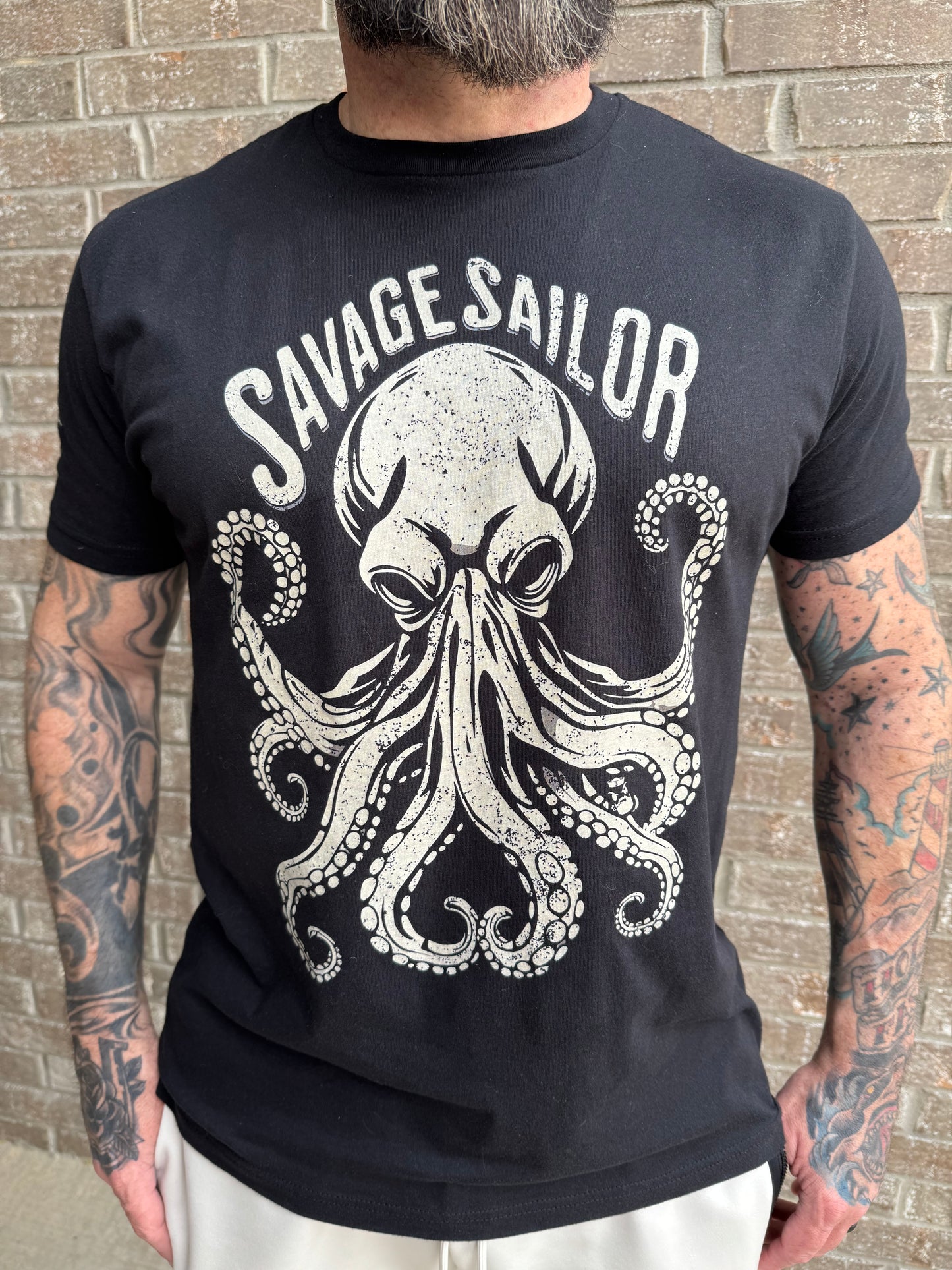 Octopus Odyssey T-Shirt - Black