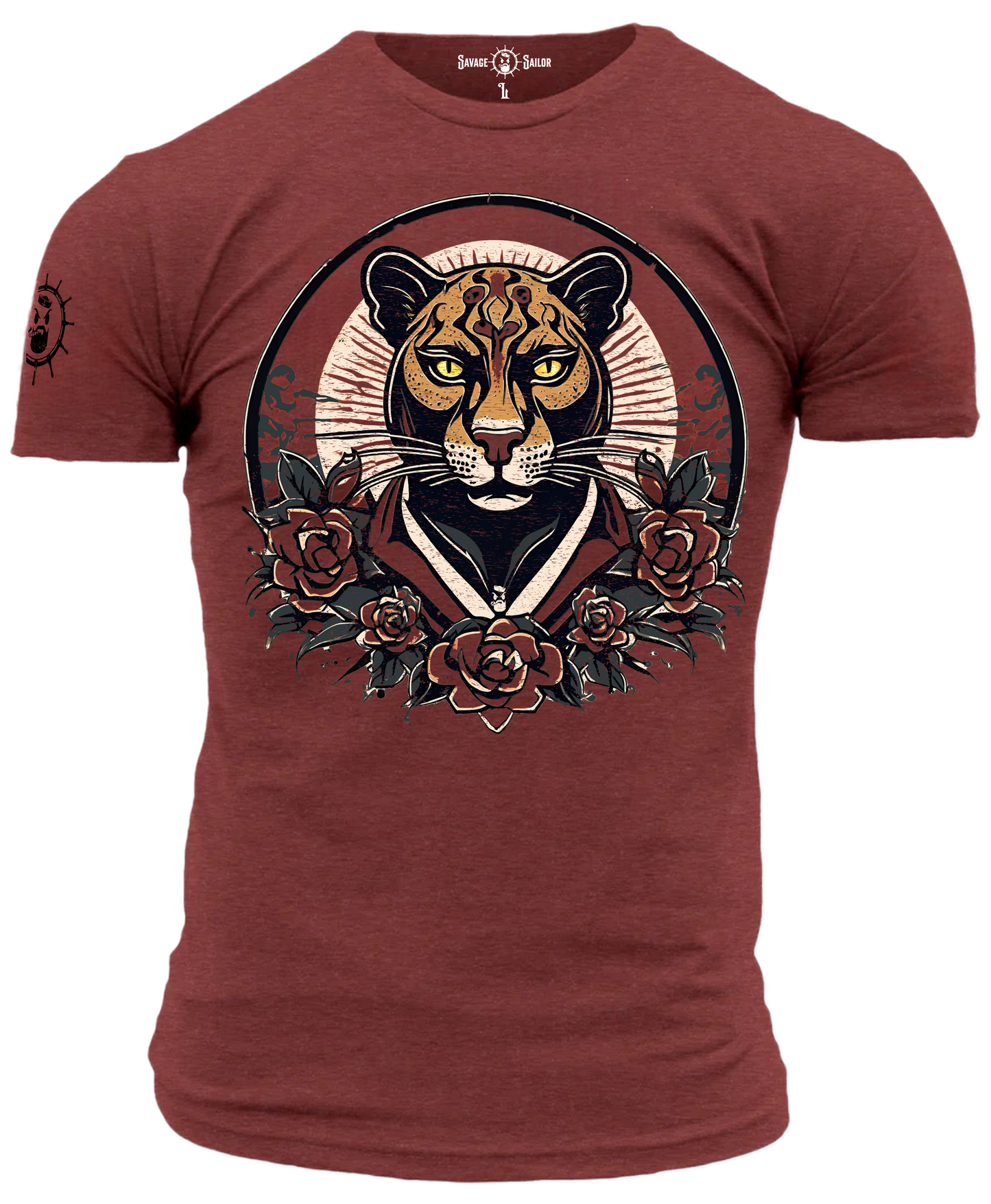 Vintage Panther T-Shirt - Cardinal
