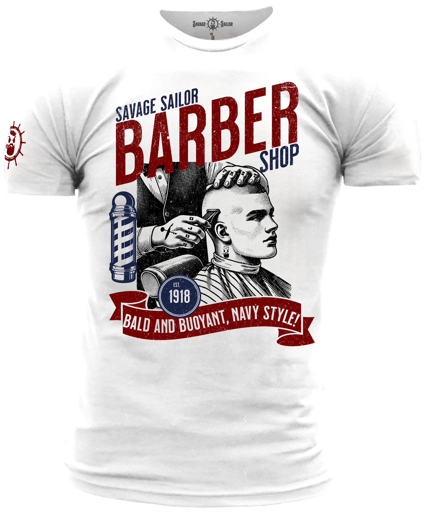 Barbershop T-Shirt - White
