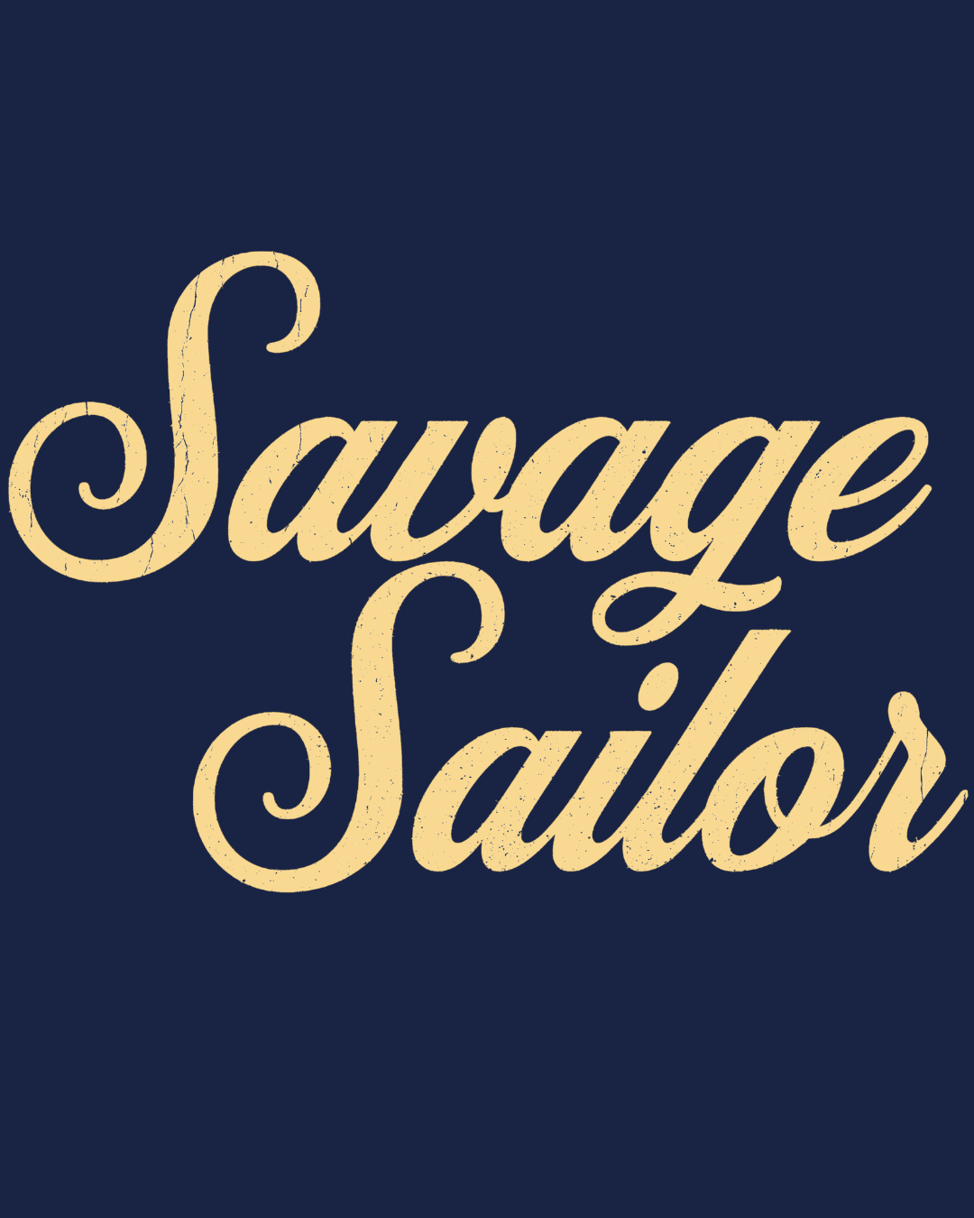 Savage Susie Women's V-Neck T-Shirt - Midnight Navy