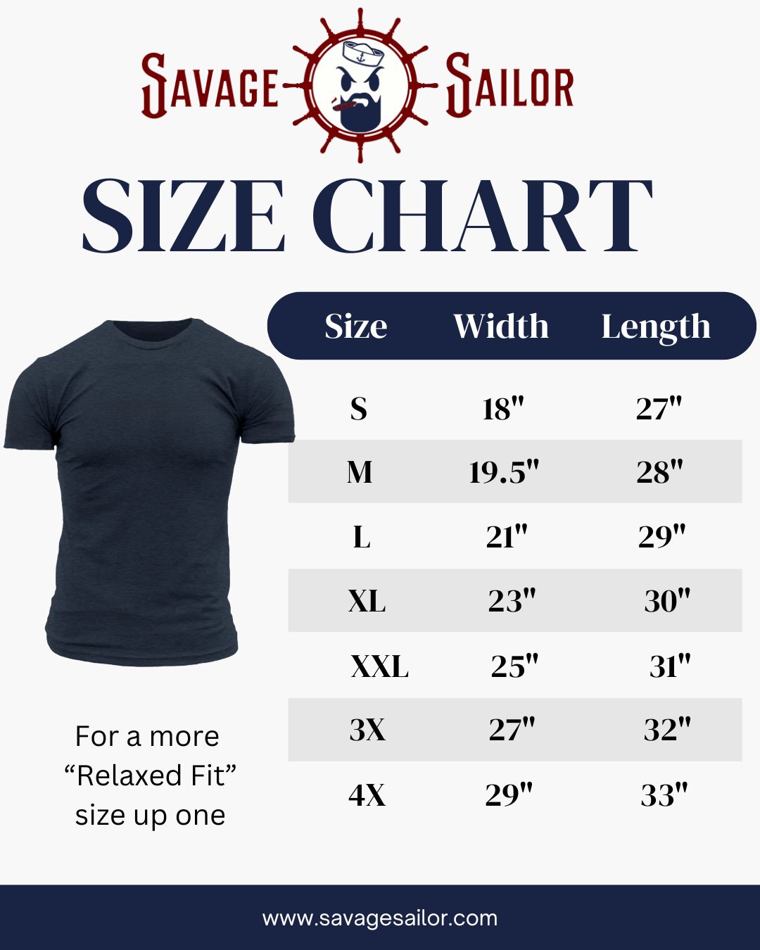 Patriotic Anchor T-Shirt - Midnight Navy