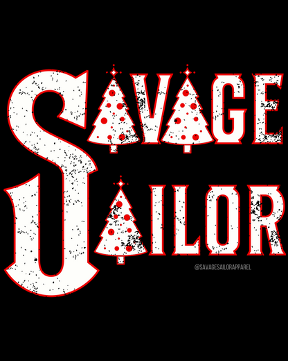 Savage Santa T-Shirt - Black