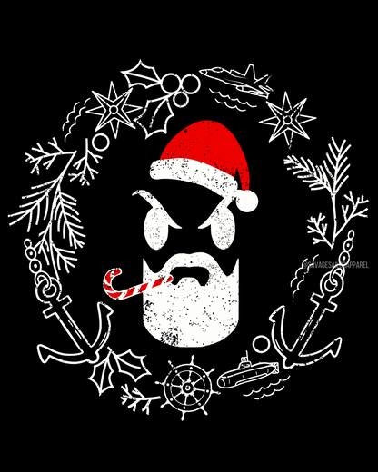 Savage Santa T-Shirt - Black