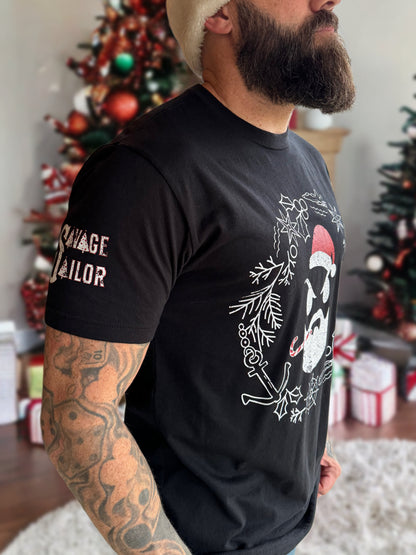 Savage Santa T-Shirt - Black