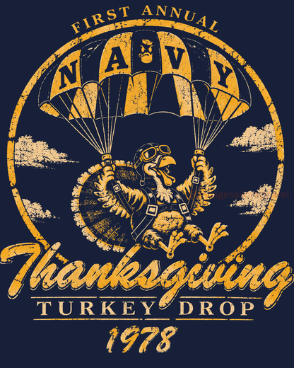 PRE-ORDER ONLY! First Annual Turkey Drop - Midnight Navy
