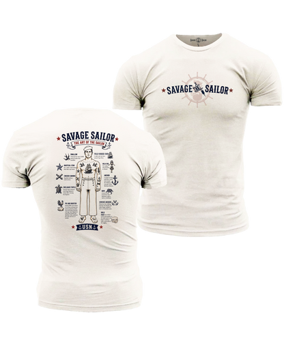 Art of the Sailor T-Shirt - Bone