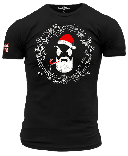 Savage Santa T-Shirt - Black