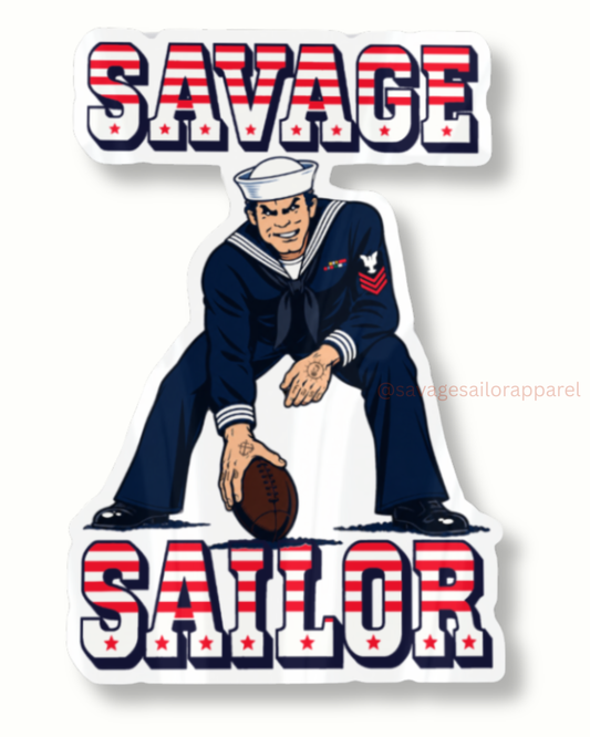 Savage Gridiron Sticker