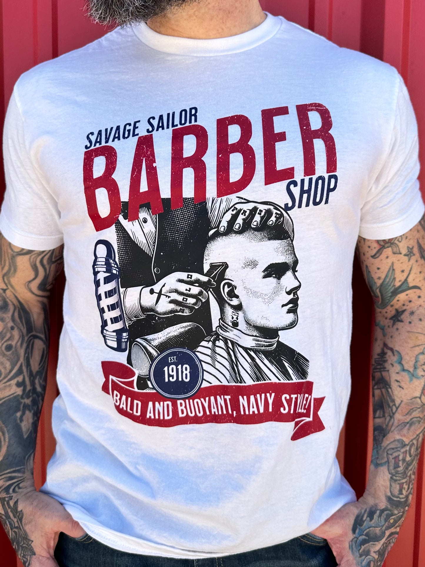 Barbershop T-Shirt - White