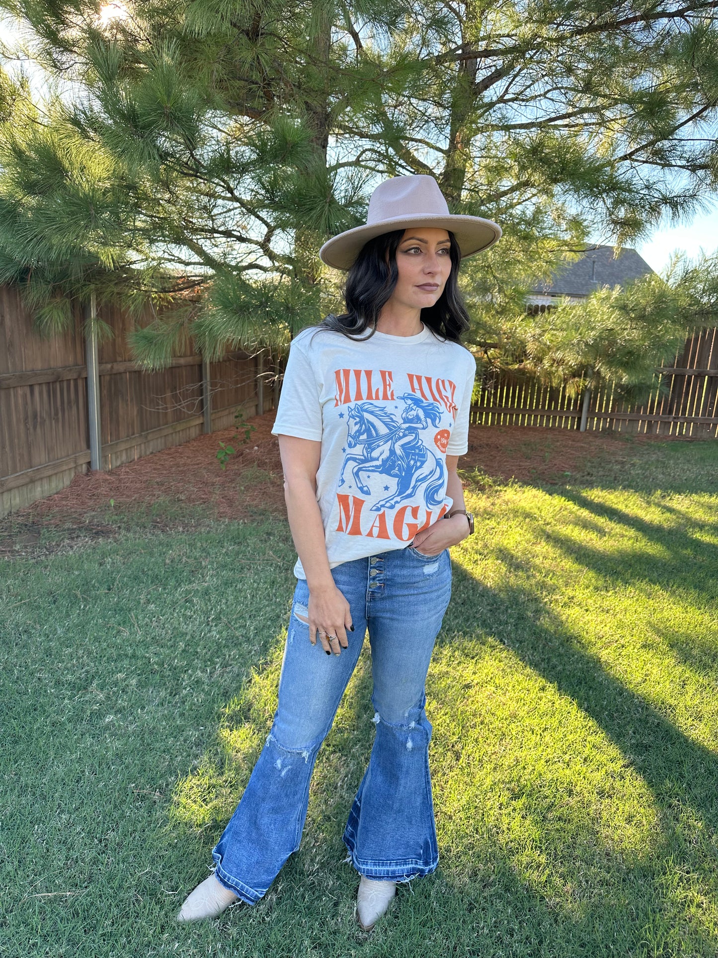 PRE-ORDER Mile High Magic Vintage T-Shirt - Bone