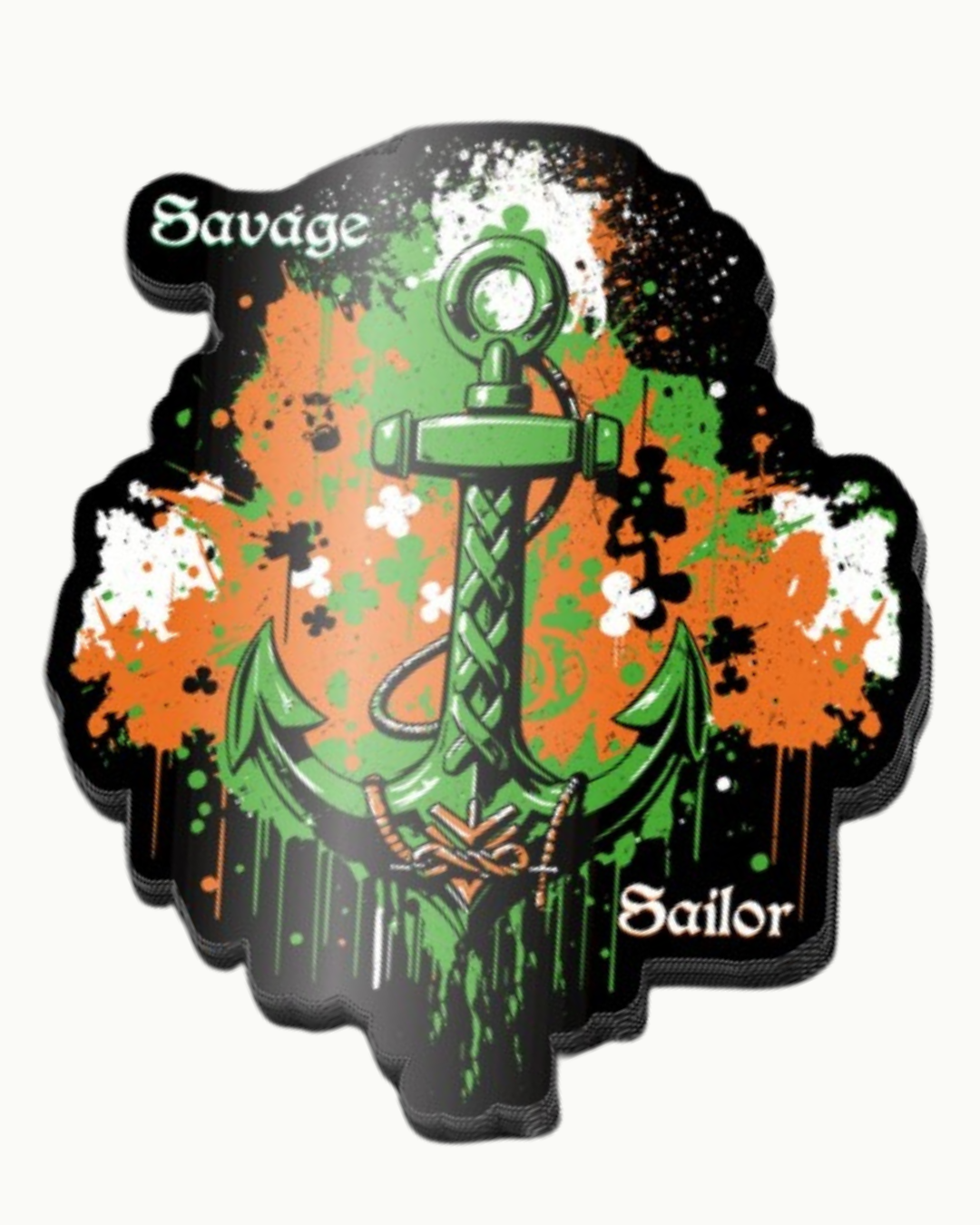 Irish Anchor Sticker