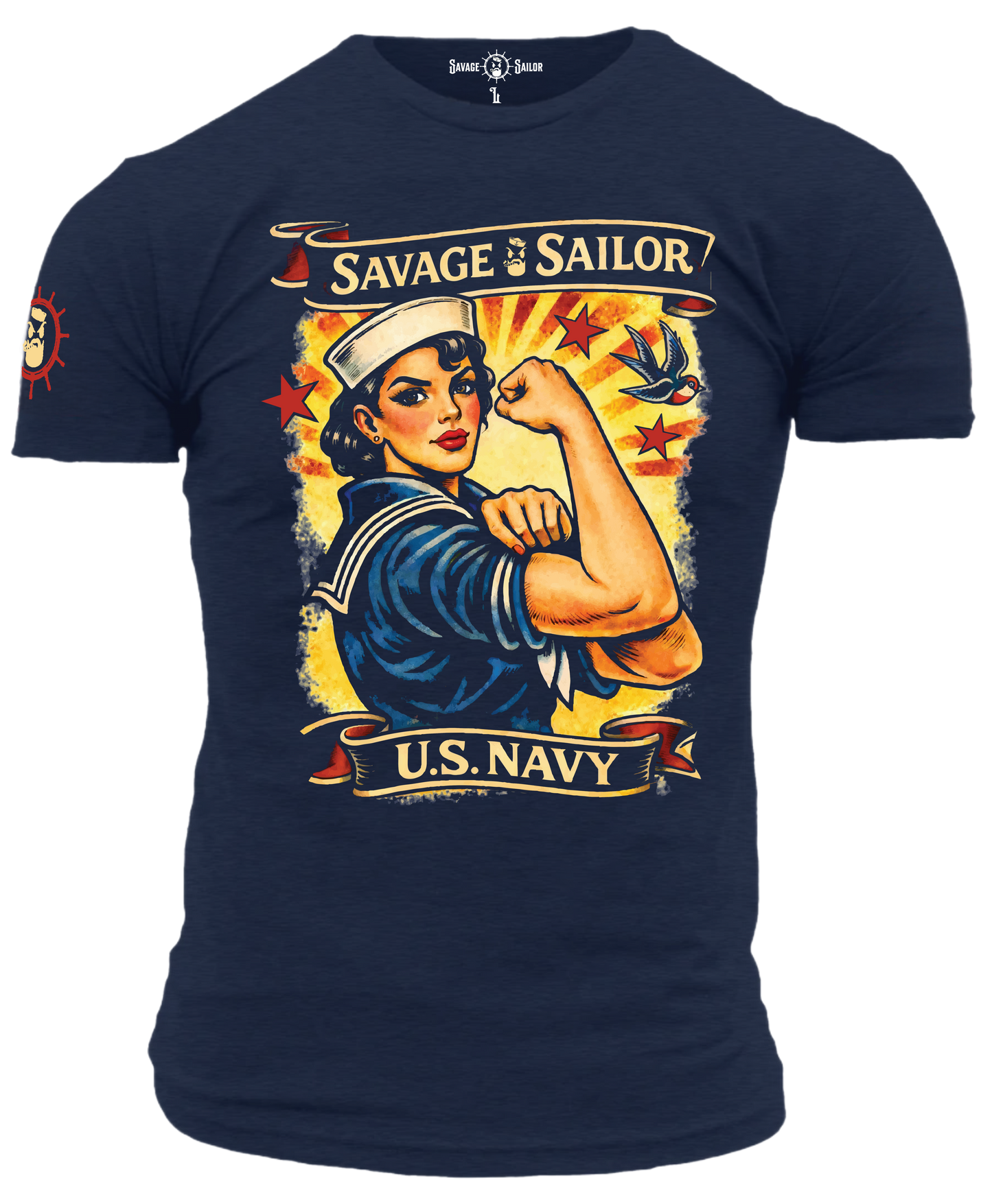 Savage Susie Men's T-Shirt - Midnight Navy