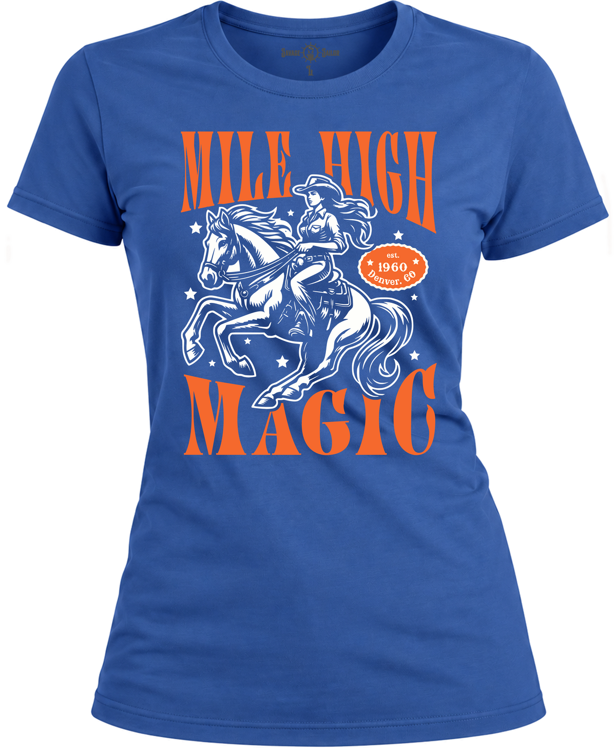 PRE ORDER Mile High Magic Vintage T-Shirt - Cool Blue