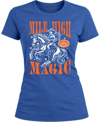 PRE ORDER Mile High Magic Vintage T-Shirt - Cool Blue