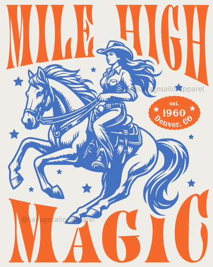 PRE-ORDER Mile High Magic Vintage T-Shirt - Bone